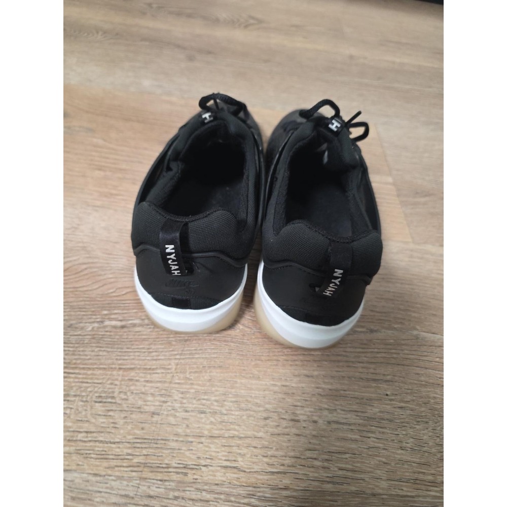 Nike SB Zoom Nyjah 3 Black White Men's Size 10.5 Skateboarding Shoes - Picture 5 of 6